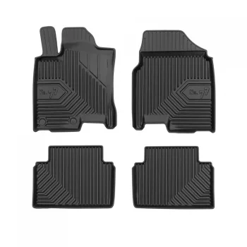   Prémiový 3D s vysokým okrajom Gumové autokoberce NISSAN Qashqai I 2006-2013 crossover, Tekna