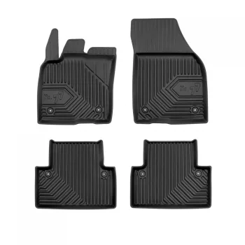   Prémiový 3D s vysokým okrajom Gumové autokoberce Volvo V50 2004-2012 combi, upevnenie patentek közötti távolság 31 cm