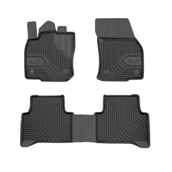   Prémiový 3D s vysokým okrajom Gumové autokoberce VOLKSWAGEN Touran II 2015 minivan