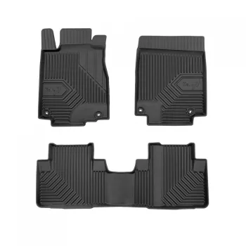   Prémiový 3D s vysokým okrajom Gumové autokoberce HONDA CR-V IV 2012-2019 SUV, bez subwoofera pod sedadlom spolujazdca