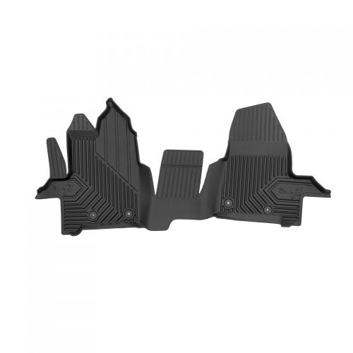 Prémiový 3D s vysokým okrajom Gumové autokoberce FORD Transit Custom I 2012-2023 Van, 3 sedadlá, 1. rad