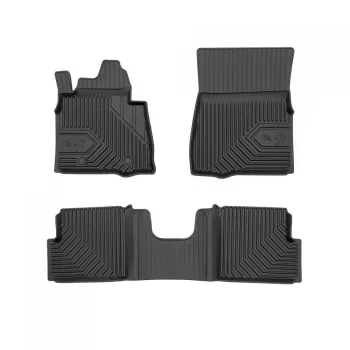   Prémiový 3D s vysokým okrajom Gumové autokoberce MERCEDES-Benz G-Class W463 2013-2018 SUV, 5 dverí, po facelift, verzie s držiakmi na poháre na druhom rade