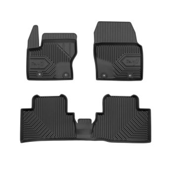   Prémiový 3D s vysokým okrajom Gumové autokoberce FORD Grand C-Max 2010-2019 minivan, upevnenie patentek közötti távolság 25,5 cm