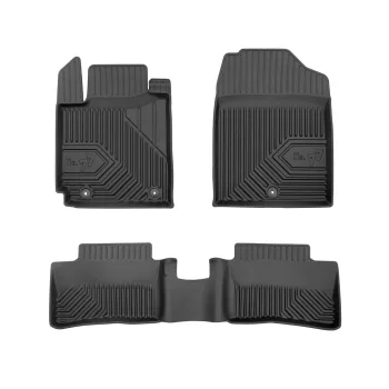   Prémiový 3D s vysokým okrajom Gumové autokoberce Kia Picanto III Hatchback, vzdialenosť medzi klipmi autokobercov 29, 5 cm od 2017