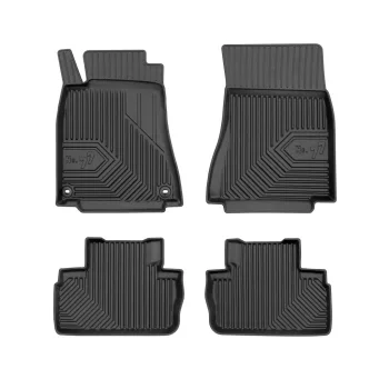   Prémiový 3D s vysokým okrajom Gumové autokoberce Lexus IS II sedan, RWD 2005-2013