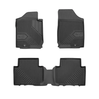   Prémiový 3D s vysokým okrajom Gumové autokoberce Kia Carens III minivan 2006-2013