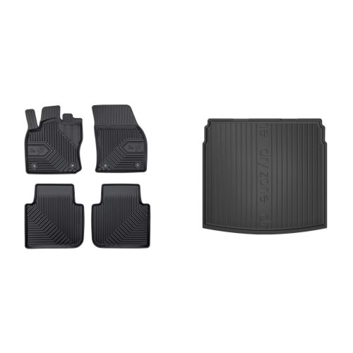 Prémiový gumové autokoberce a gumová vana do kufru VOLKSWAGEN Tiguan All-Space 5-dverový 2015- (frogum_77445543_DZ414921_1)