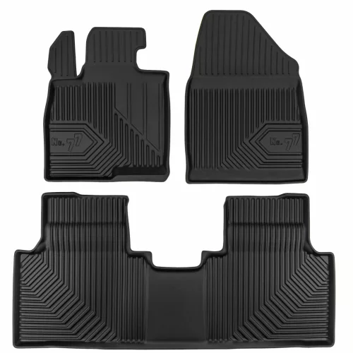 Prémiový 3D s vysokým okrajom Gumové autokoberce BAIC Beijing 7 2020 SUV