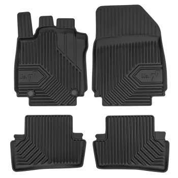   Prémiový 3D s vysokým okrajom Gumové autokoberce RENAULT Clio IV 2012-2020
