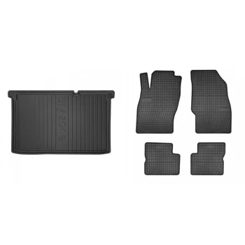   Prémiové gumové koberce a vaňa do kufra Opel Corsa D 3-dverový 2006-2011 (frogum_DZ400870_ET0692_1)