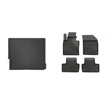   Prémiový gumové autokoberce a gumová vana do kufru Volvo XC60 5-dverový 2017- (frogum_DZ401129_77407848_1)