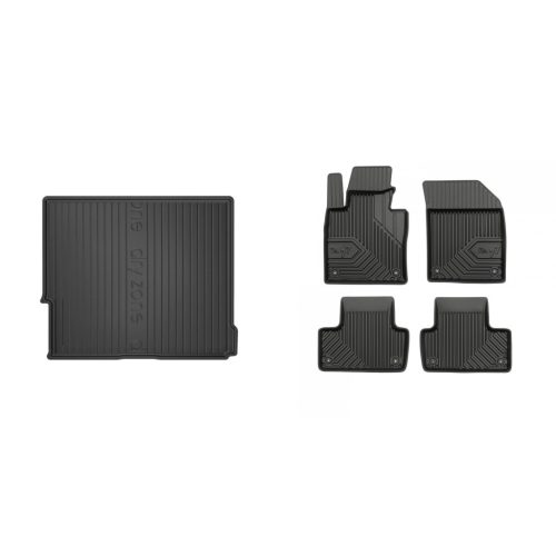 Prémiový gumové autokoberce a gumová vana do kufru Volvo XC60 5-dverový 2017- (frogum_DZ401129_77407848_1)