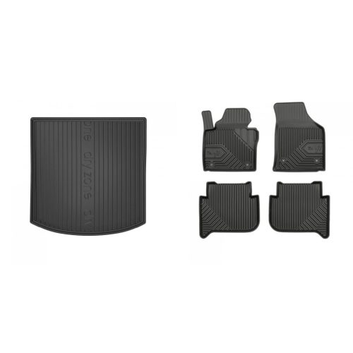 Prémiový gumové autokoberce a gumová vana do kufru VOLKSWAGEN Touran I. 5-dverový 2003-2010 (frogum_DZ403079_77407183_1)