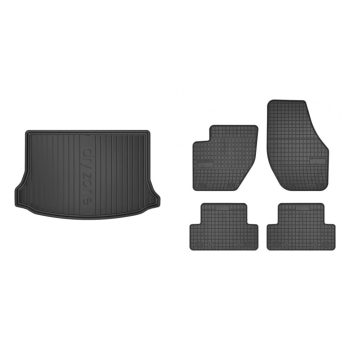   Prémiové gumové autokoberce a gumová vana do kufra Volvo V40 5-dverový 2012- (frogum_DZ403826_ET547044_1)