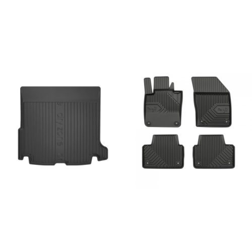 Prémiové gumové autokoberce a gumová vana do kufra Volvo V60 5-dverový 2018- (frogum_DZ405745_77407824_1)