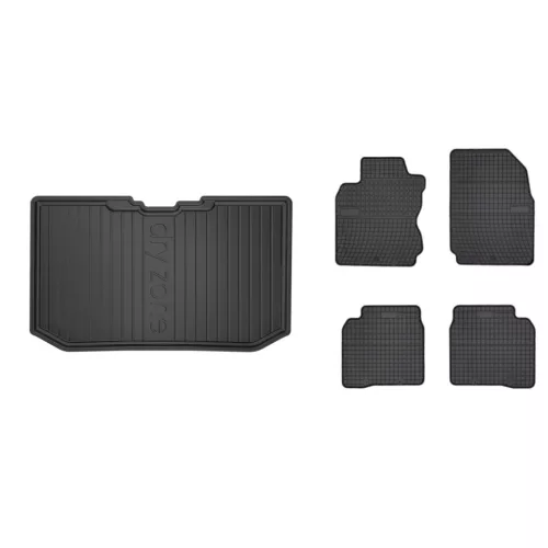 Prémiové gumové koberce a vaňa do kufra Nissan Note 5-dverový 2005-2014 (frogum_DZ405776_ET0453_1)