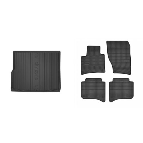 Prémiový gumové autokoberce a gumová vana do kufru VOLKSWAGEN Touareg II. 5-dverový 2010-2014 (frogum_DZ406292_ET0407_1)