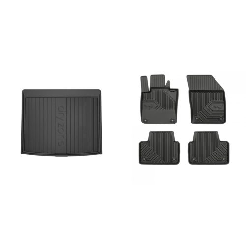 Prémiové gumové autokoberce a gumová vana do kufru Volvo S60 4-dverový 2019- (frogum_DZ406452_77407824_1)