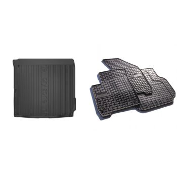   Prémiové gumové autokoberce a gumová vana do kufra Volvo S90 4-dverový 2016- (frogum_DZ406476_ET410343_1)