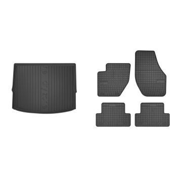   Prémiové gumové autokoberce a gumová vana do kufra Volvo V40 5-dverový 2012- (frogum_DZ414075_ET547044_1)