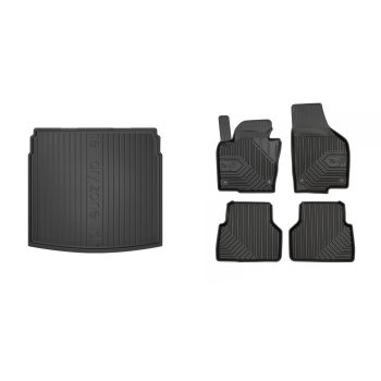   Prémiový gumové autokoberce a gumová vana do kufru VOLKSWAGEN Tiguan All-Space 5-dverový 2015- (frogum_DZ414921_77407619_1)