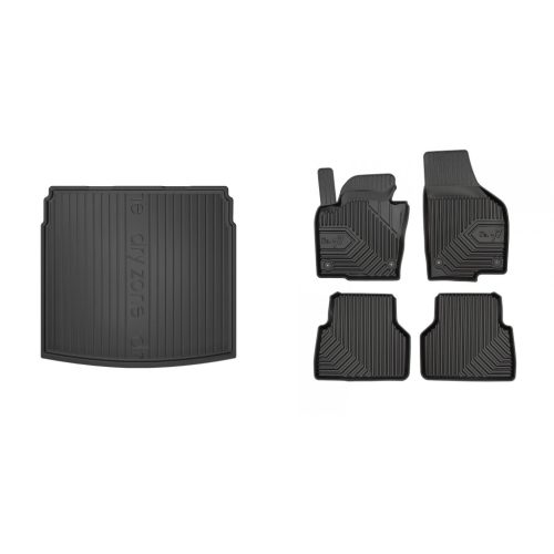 Prémiový gumové autokoberce a gumová vana do kufru VOLKSWAGEN Tiguan All-Space 5-dverový 2015- (frogum_DZ414921_77407619_1)