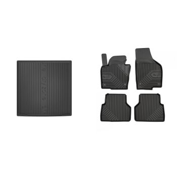   Prémiový gumové autokoberce a gumová vana do kufru VOLKSWAGEN Tiguan All-Space 5-dverový 2015- (frogum_DZ414945_77407619_1)