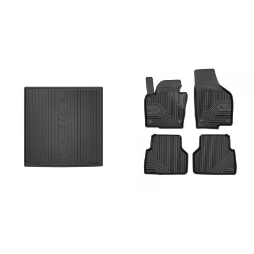 Prémiový gumové autokoberce a gumová vana do kufru VOLKSWAGEN Tiguan All-Space 5-dverový 2015- (frogum_DZ414945_77407619_1)