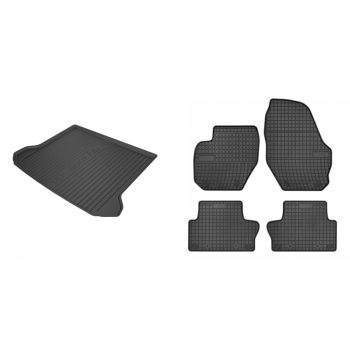   Prémiový gumové autokoberce a gumová vana do kufru Volvo XC60 5-dverový 2008-2017 (frogum_DZ548874_ET0942_1)