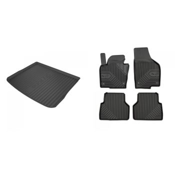   Prémiový gumové autokoberce a gumová vana do kufru VOLKSWAGEN Tiguan I. 5-dverový 2007-2011 (frogum_DZ549154_77407619_2)