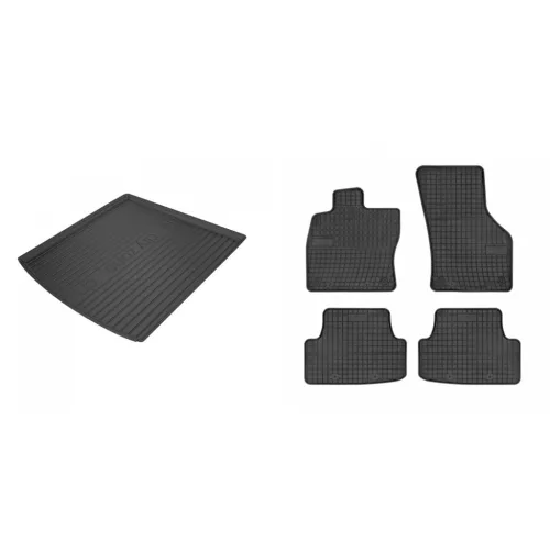 Prémiový gumové autokoberce a gumová vana do kufru VOLKSWAGEN Golf VII. combi 5-dverový 2013-2020 (frogum_DZ549178_ET0397_1)