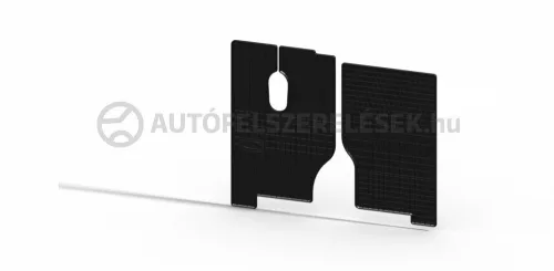 Spevnená pätová zóna Gumové autokoberce MERCEDES Actros Mp1 1996-2003 (78MPI)