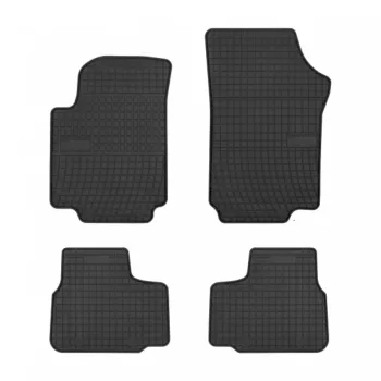   Spevnená pätová zóna Gumové autokoberce Seat Mii 2011-/SKODA Citigo 2012-/VOLKSWAGEN Up! 2011- (399)