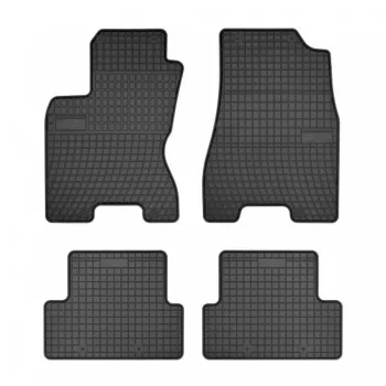   Spevnená pätová zóna Gumové autokoberce NISSAN X-Trail II 2008-2013 (455)
