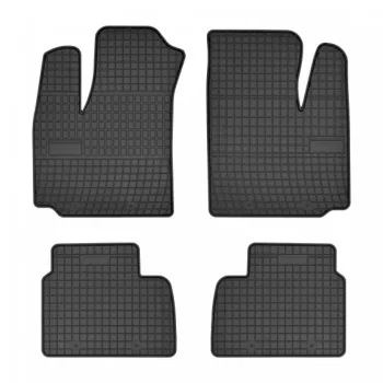   Spevnená pätová zóna Gumové autokoberce FIAT Doblo I 5 osobový 2001-2008 (911)
