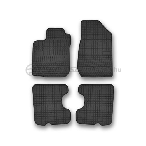 Spevnená pätová zóna Gumové autokoberce garnitúra Dacia Sandero/Stepway 2013-2018 (ET402263 je nový cikkszám)