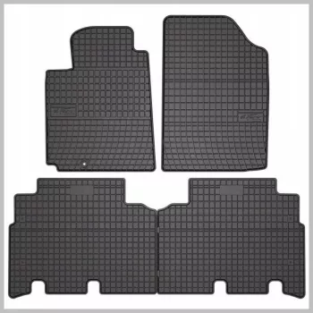   Spevnená pätová zóna presne padnúci Gumové autokoberce TOYOTA Yaris Verso 5-dverový (hatchback) 1999-2005
