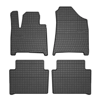   Spevnená pätová zóna presne padnúci Gumové autokoberce HYUNDAI Santa Fe V SUV, 7 seats, 1st and 2nd rows, PHEV since 2023