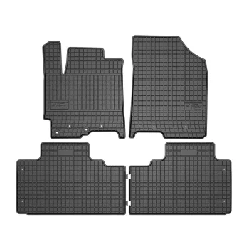   Spevnená pätová zóna presne padnúci Gumové autokoberce JAC JS8 Pro SUV, 6 seats, 7 seats, 1st and 2nd rows since 2024