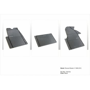   Spevnená pätová zóna Gumové autokoberce garnitúra RENAULT Master II 2003-2010 (D00700)