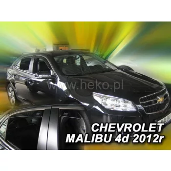   Heko 4-dielne deflektory okien Chevrolet Malibu 4-dverový sedan 2012- (10539)