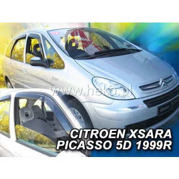   Heko 2-dielne deflektory okien Citroen Xsara Picasso 5-dverový hatchback 2000-2007 (12222)