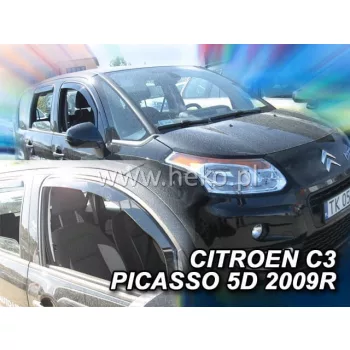   Heko 2-dielne deflektory okien Citroen C3 Picasso 5-dverový 2009- (12246)