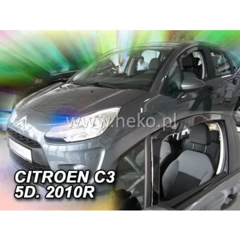   Heko 2-dielne deflektory okien Citroen C3 5-dverový 2009-2017 (12248)