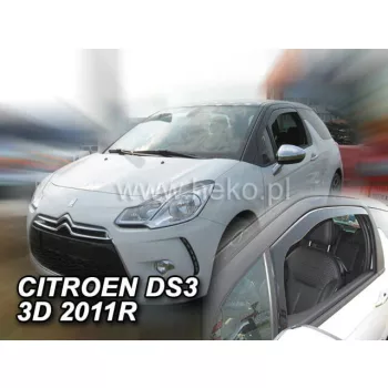   Heko 2-dielne deflektory okien Citroen DS3 5-dverový 2009- (12253)