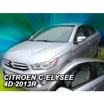   Heko 2-dielne deflektory okien Citroen C-Elysee 4-dverový 2013- (12256)