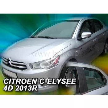   Heko 4-dielne deflektory okien Citroen C-Elysee 4-dverový 2013- (12257)