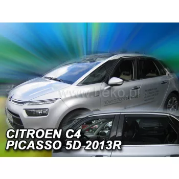   Heko 4-dielne deflektory okien Citroen C4 Picasso 5-dverový 2013-