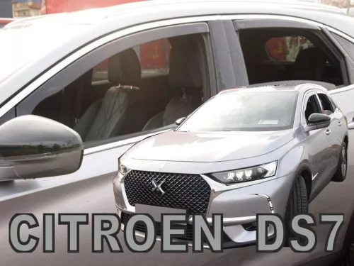 Heko 4-dielne deflektory okien Citroen DS7 Crossback 5-dverový+ha. HB 2018- (12270)
