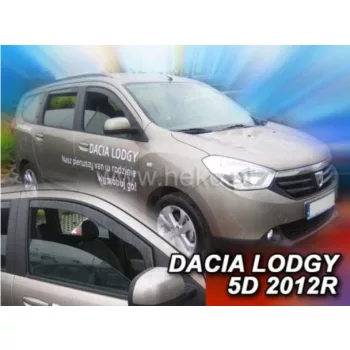  Heko 2-dielne deflektory okien Dacia Dokker SZGK 2013-, Dacia Lodgy 5-dverový 2013- (13109)